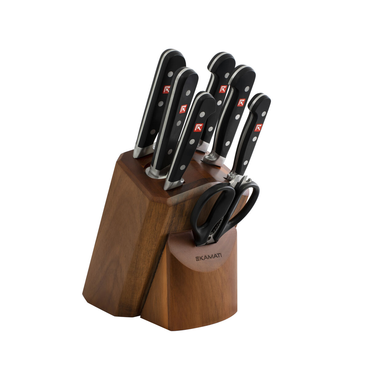 Kamati Classic 8 Piece Knife Block Set Chefs Essentials